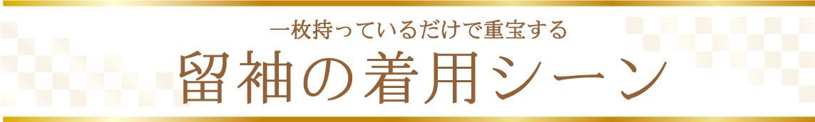 留袖の活用法|成人式の振袖・着物｜安城市の きもの和楽 かね宗｜着付・レンタル