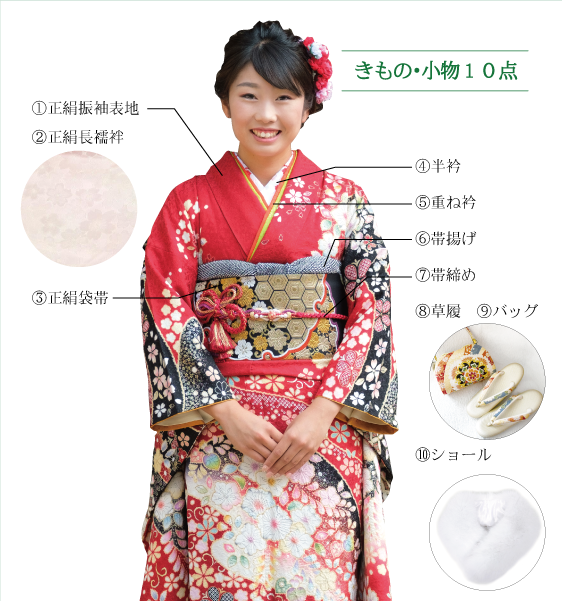 成人式の振袖・着物|安城市の きもの和楽 かね宗|着付・レンタル