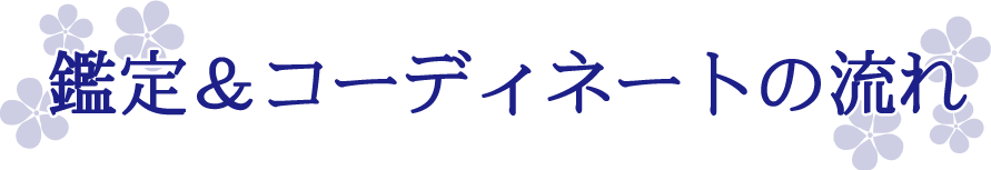 鑑定＆ コーディネートの流れ|成人式の振袖・着物｜安城市の きもの和楽 かね宗｜着付・レンタル