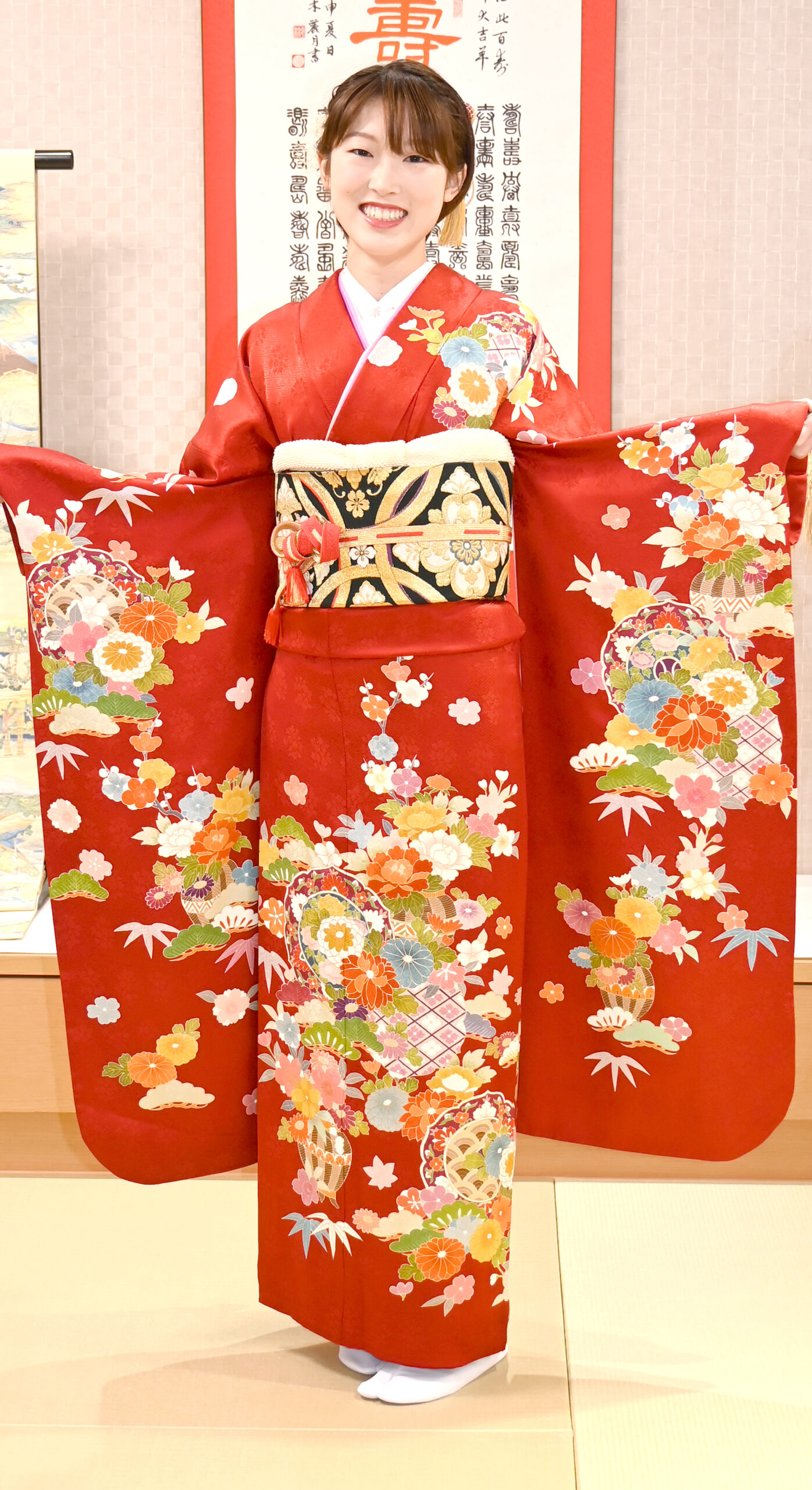 成人式の振袖・着物｜安城市の きもの和楽 かね宗｜着付・レンタル