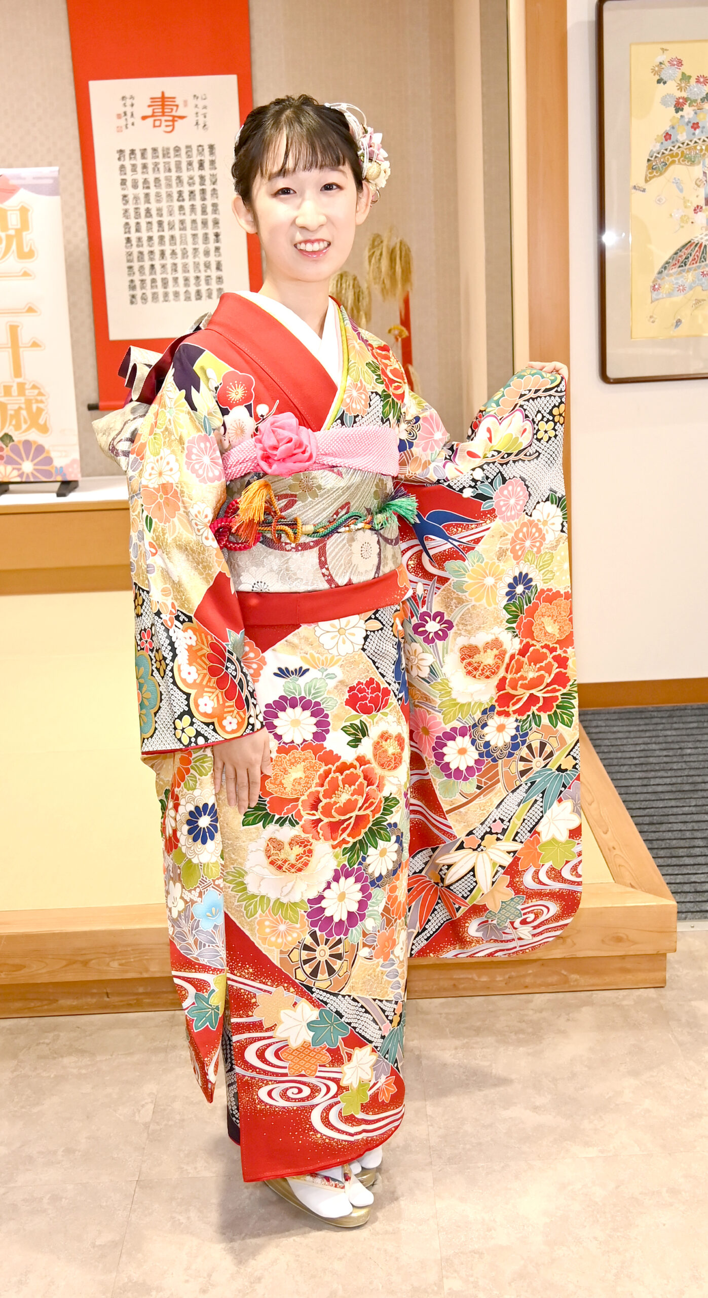 お客様の声2024_R03|成人式の振袖・着物｜安城市の きもの和楽 かね宗｜着付・レンタル
