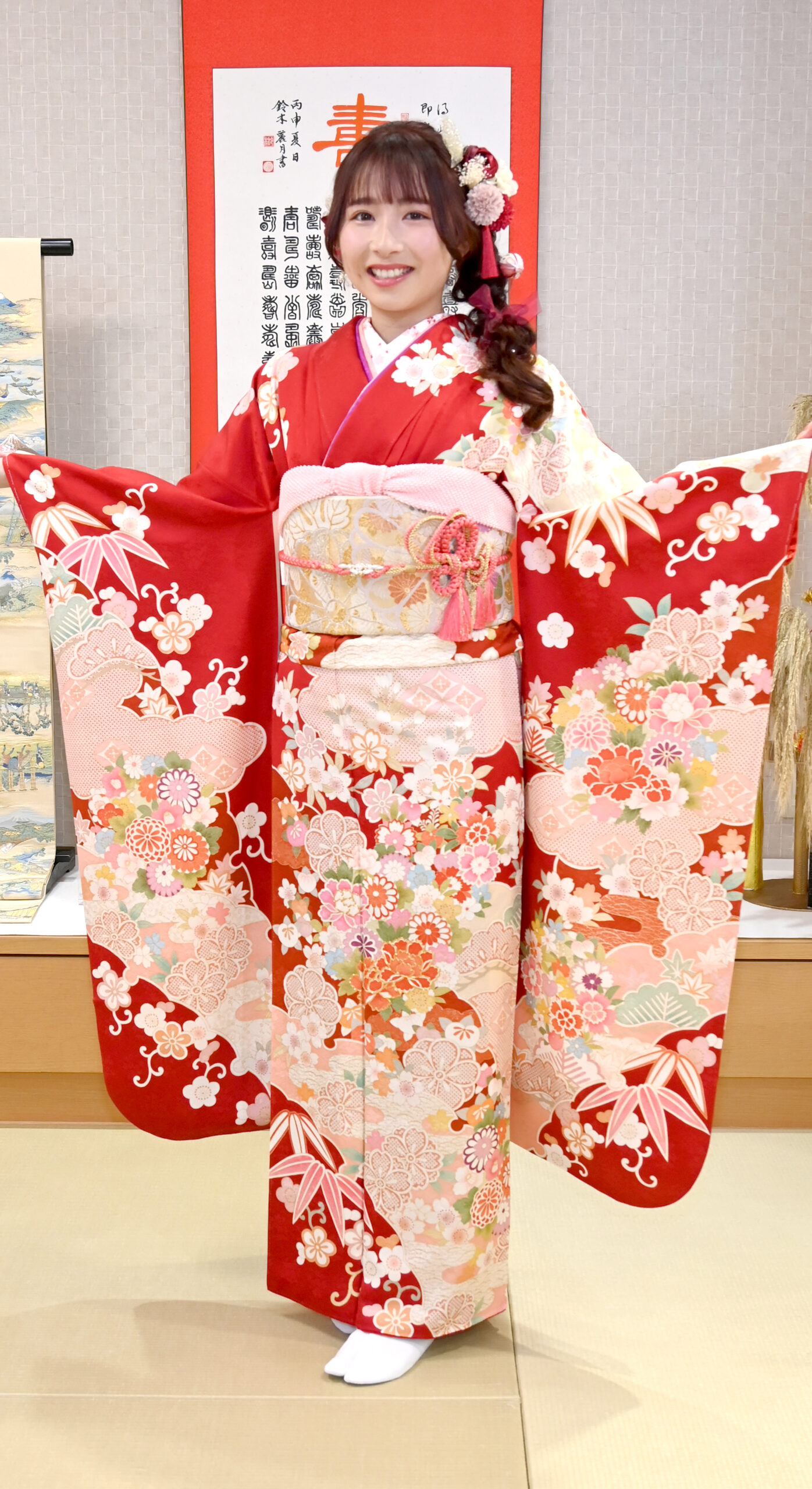 お客様の声2024_08|成人式の振袖・着物｜安城市の きもの和楽 かね宗｜着付・レンタル