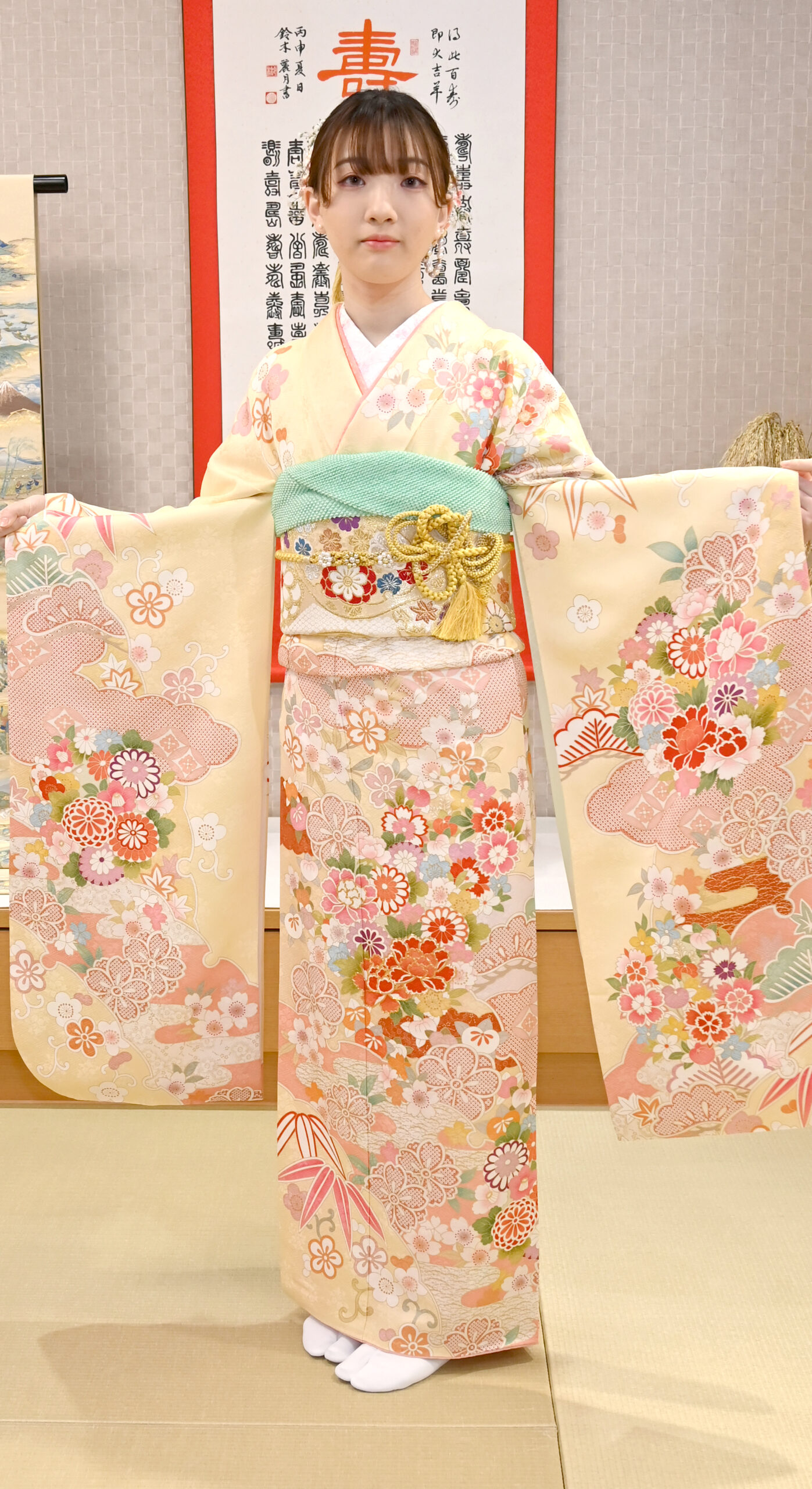 お客様の声2024_05|成人式の振袖・着物｜安城市の きもの和楽 かね宗｜着付・レンタル