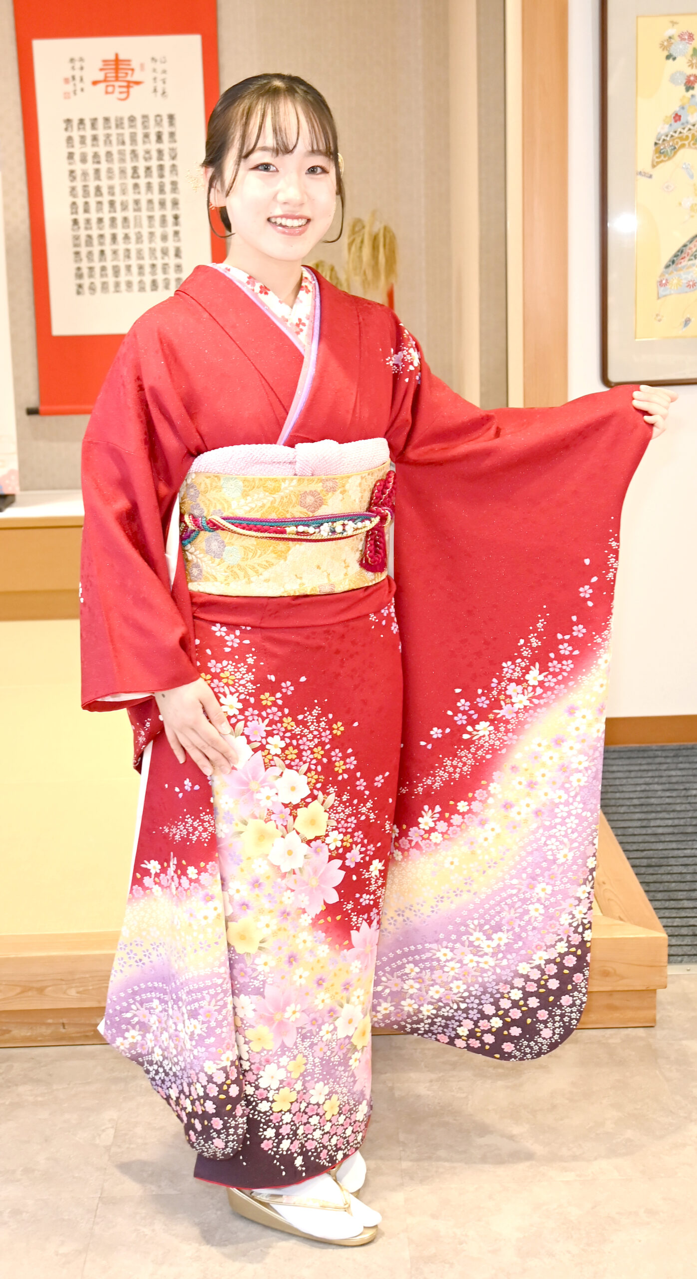 成人式の振袖・着物｜安城市の きもの和楽 かね宗｜着付・レンタル