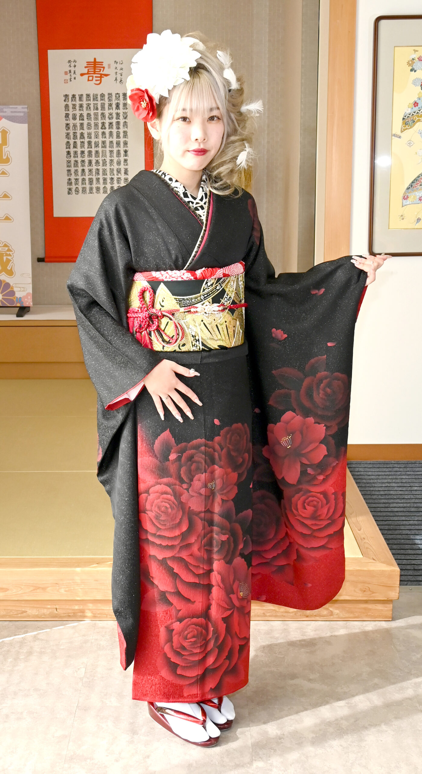 成人式の振袖・着物｜安城市の きもの和楽 かね宗｜着付・レンタル