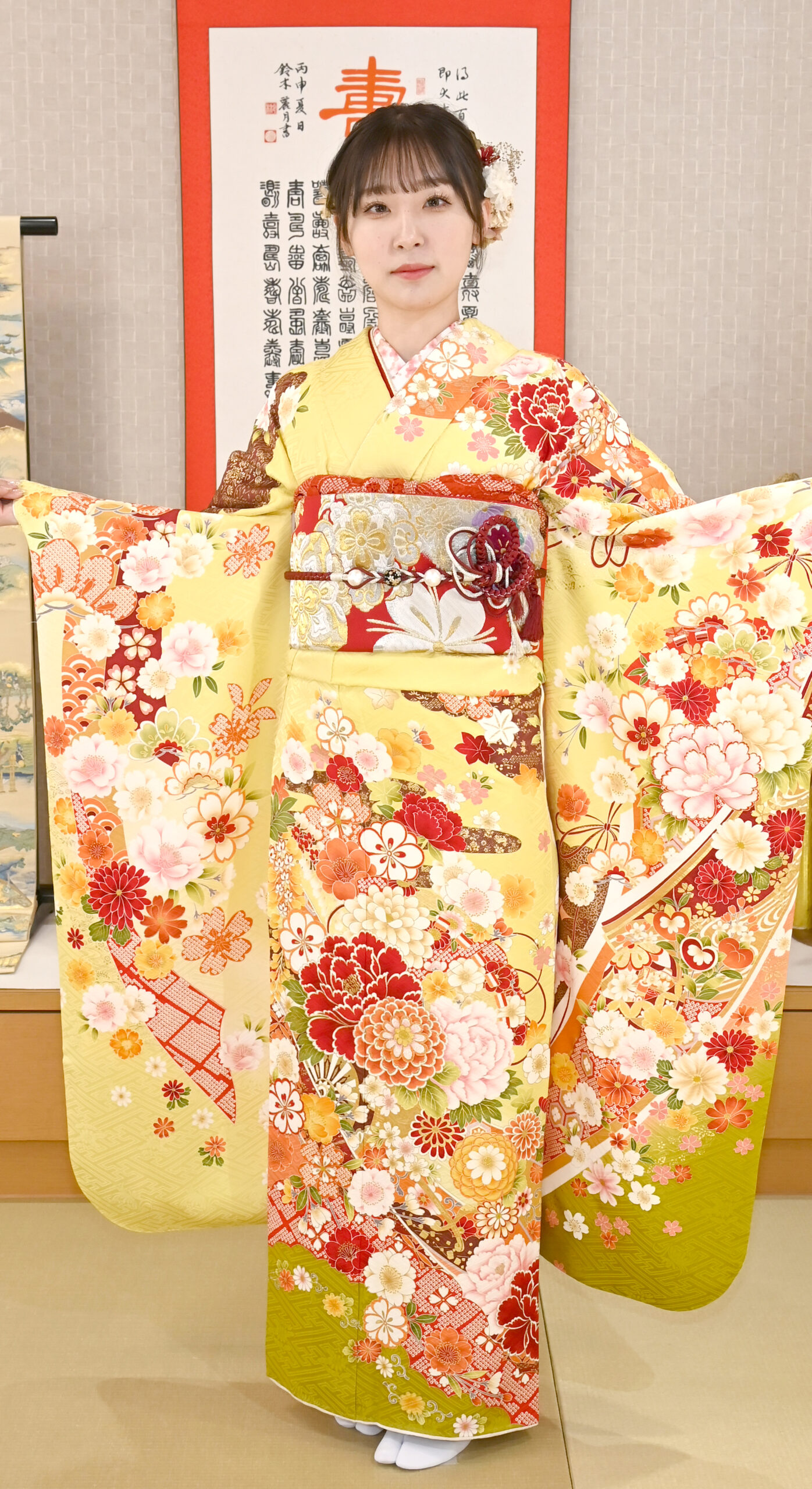 お客様の声2024_R02|成人式の振袖・着物｜安城市の きもの和楽 かね宗｜着付・レンタル