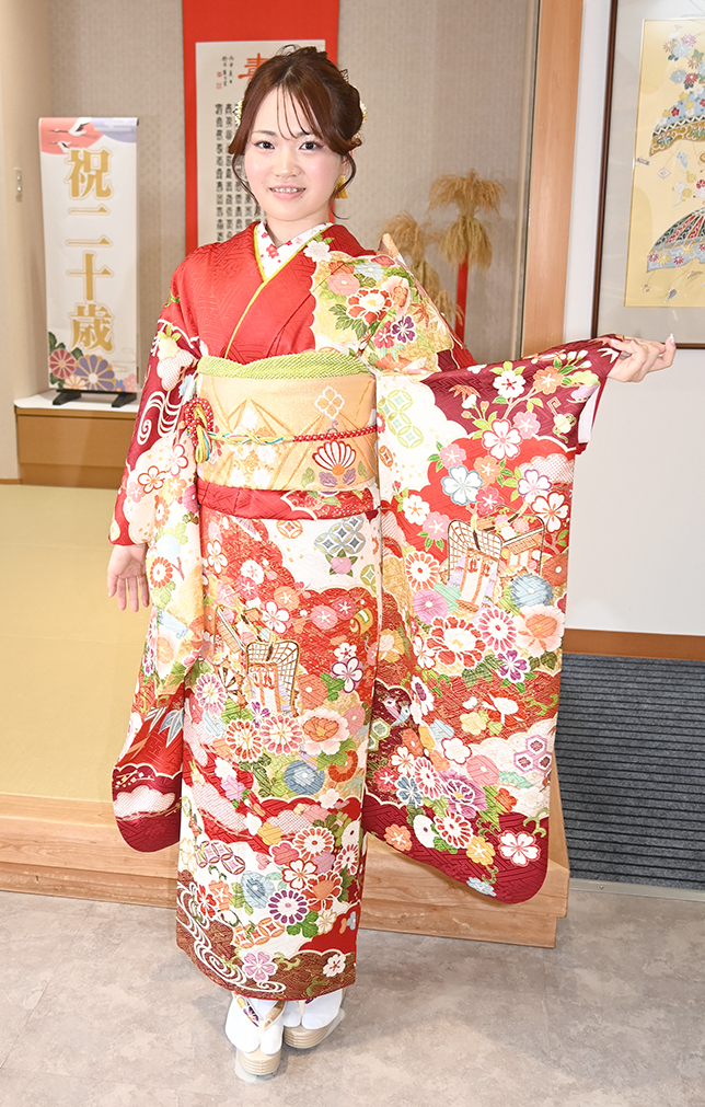 成人式の振袖・着物｜安城市の きもの和楽 かね宗｜着付・レンタル